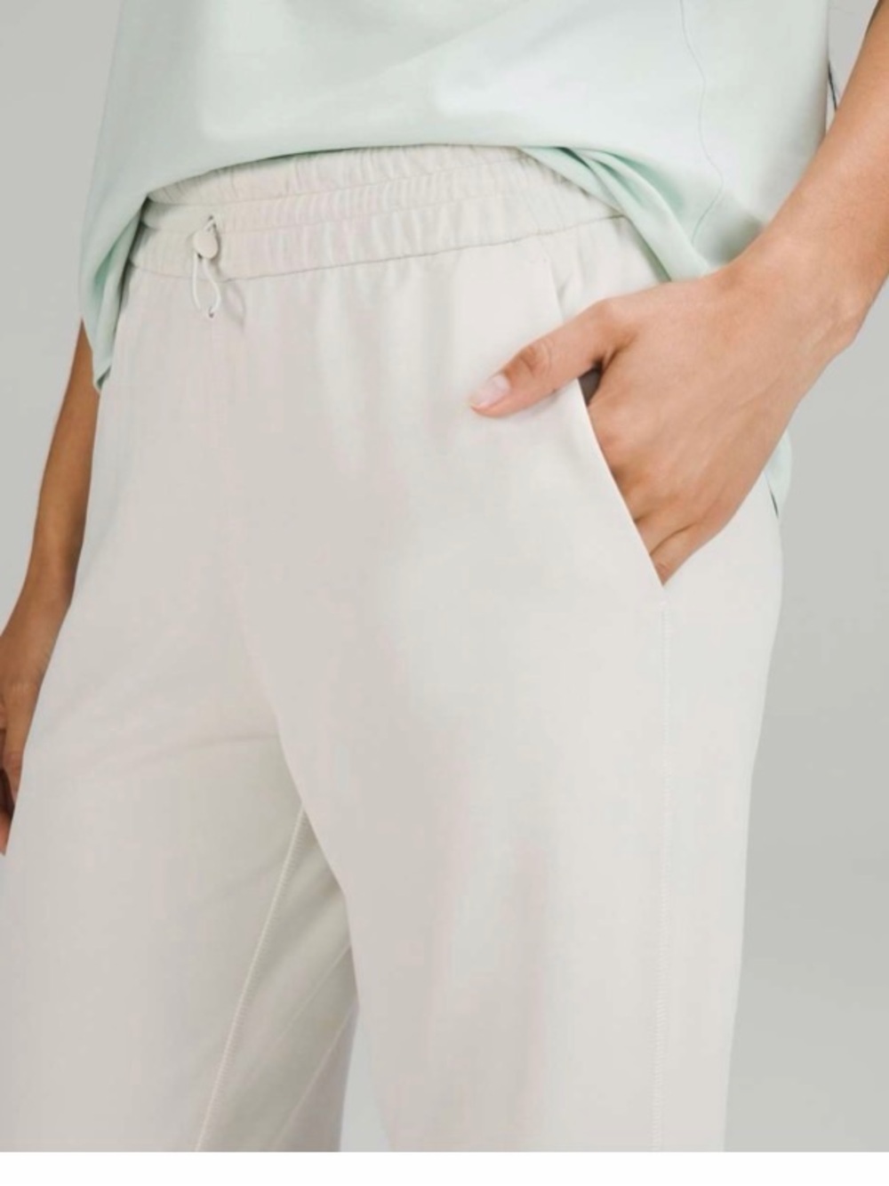 Lululemon Softstreme High-Rise Pant Full Length Bone size 10 - Picture 3 of 11